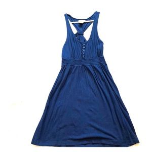 Tank top blue short flowy dress.